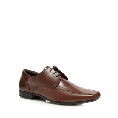 The Collection Brown 'Doombar' Derby tramline shoes